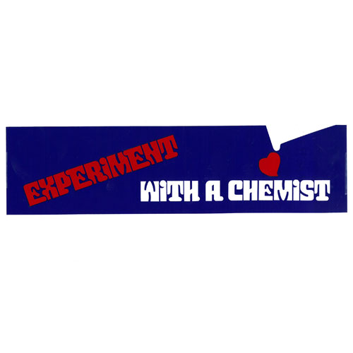 Experiment with a Chemist Bumper Sticker | ACS Store